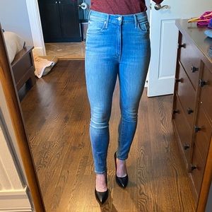 Mother Denim The Swooner Ankle Slice size 28